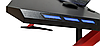 Комп'ютерний Ігровий Стіл для Геймерів AVKO AGT3002 Black-Red LED підсвітка, фото 9