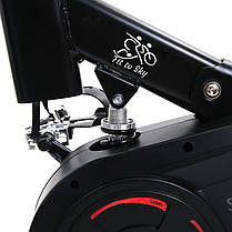 Велотренажер, Спінбайк FitToSky ES-7702 маховик 8кг, фото 5