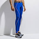 Спортивні штани Deenyt завужені синього кольору, фото 3