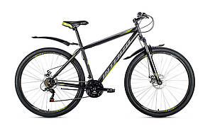 Велосипед найнер 29ER Intenzo Forsage 21 LockOut чорно-зелений