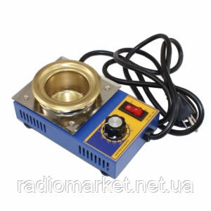 Паяльна ванна ZD-70504, діаметр ванни — 36 мм, 100 Вт, 200-480*C, фото 1