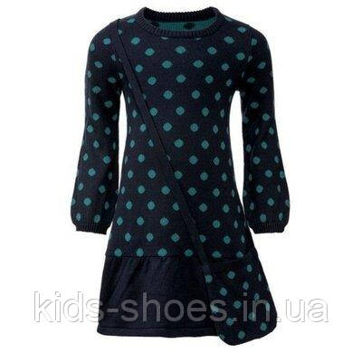 Дитяче плаття в'язане Lupilu 86/92 у горох, фото 1