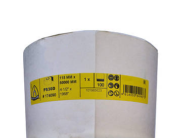 Наждачна Шкурка зерно Р100 ширина 115мм на папаровій основі 50м.п. Klingspor Польща