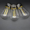 Вулична Гірлянда Ретро 14,6 м + 17 LED лампочки в Комплекті 🔥 З'єднуйте 12 Гірлянд довжиною в 175 м 🔥, фото 2