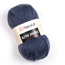 Yarnart Alpine Angora №338 синий
