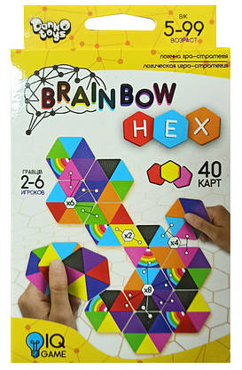 Настільна гра "Brainbow HEX" мала карткова Danko Toys, фото 4
