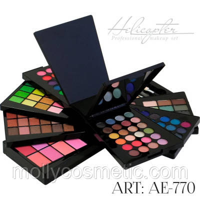 Набір для макіяжу (2 пудри,8 рум'ян, 120 тіней), фото 1