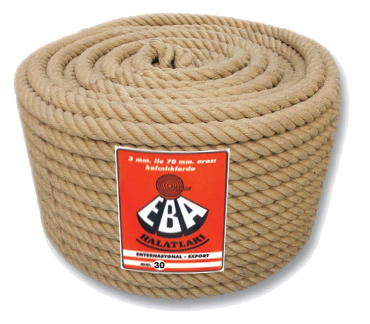 Канат джутовий ЄВА 6 мм x 200 м. (пластикова бобіна) (+ -) 5% ТМ "VIROK" 86V012 (Китай), фото 1