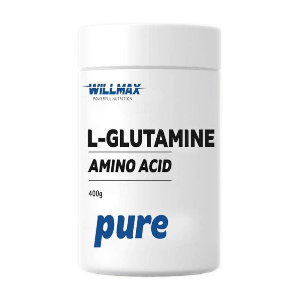 Глютамін Товарwillmax L-Glutamine 400 g