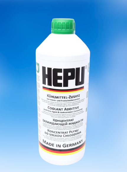 Антифриз зелений 1.5 л (концентрат) — HEPU (зелений G11)