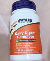 Ферменти NOW Dairy Digest Complete 90 капс, фото 3