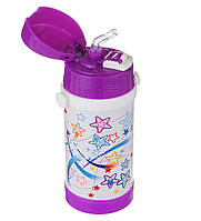 Термос дитячий з трубочкою A-PLUS 320 мл (1776) Фіолетовий