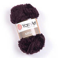 Yarnart Mink №342 бордово-коричневый