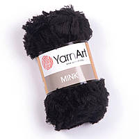 Yarnart Mink №346 черный