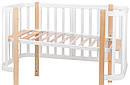 Ліжко Babyroom Місяць (120x60) білий - світлий (натуральний), фото 6