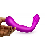 Багатофункціональний страпон безремневой перезаряджається, інтимні іграшки для дорослих, фото 8