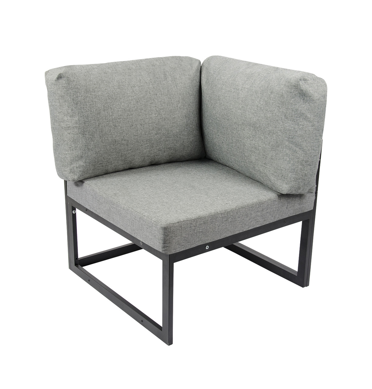 Куточок-Пуф "Софора" (сірий чорний) (), фото 1