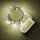 Новорічна гірлянда на батарейках AnBlub LED 2м "Крапля роси" декоративна гірлянда з прищіпками (тепла біла), фото 4