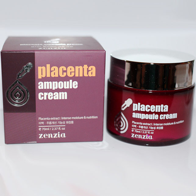 Крем для обличчя з фітоплацентою Zenzia Placenta Ampoule Cream 70 мл