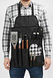 Фартух для гриль процесу з кишенями і інструментами 8 шт. VOREL 99783 (Польща), фото 8