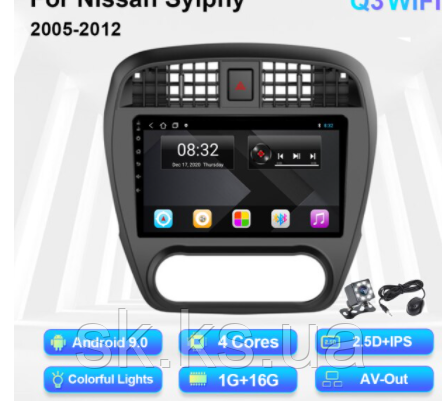 Junsun 4G Android магнітола для Nissan Sylphy Classic 2005-2012