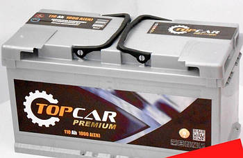 Автомобільний акумулятор TOP CAR Premium 110Ah/1000A R+. Автомобільний (Топ-кар) АКБ Польща