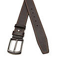 Широкий Мужской кожаный ремень 4,5 см V1125GX21-brown, фото 2