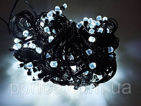 Гірлянда світлодіодна 9м Six Cornerled 100 LED біле світло, фото 1