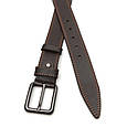 Мужской ремень из натуральной кожи V1115GX02-brown, фото 2