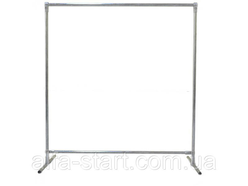 Підлогова стійка вішала одинарна пряма 150/100 см на ніжках Китай