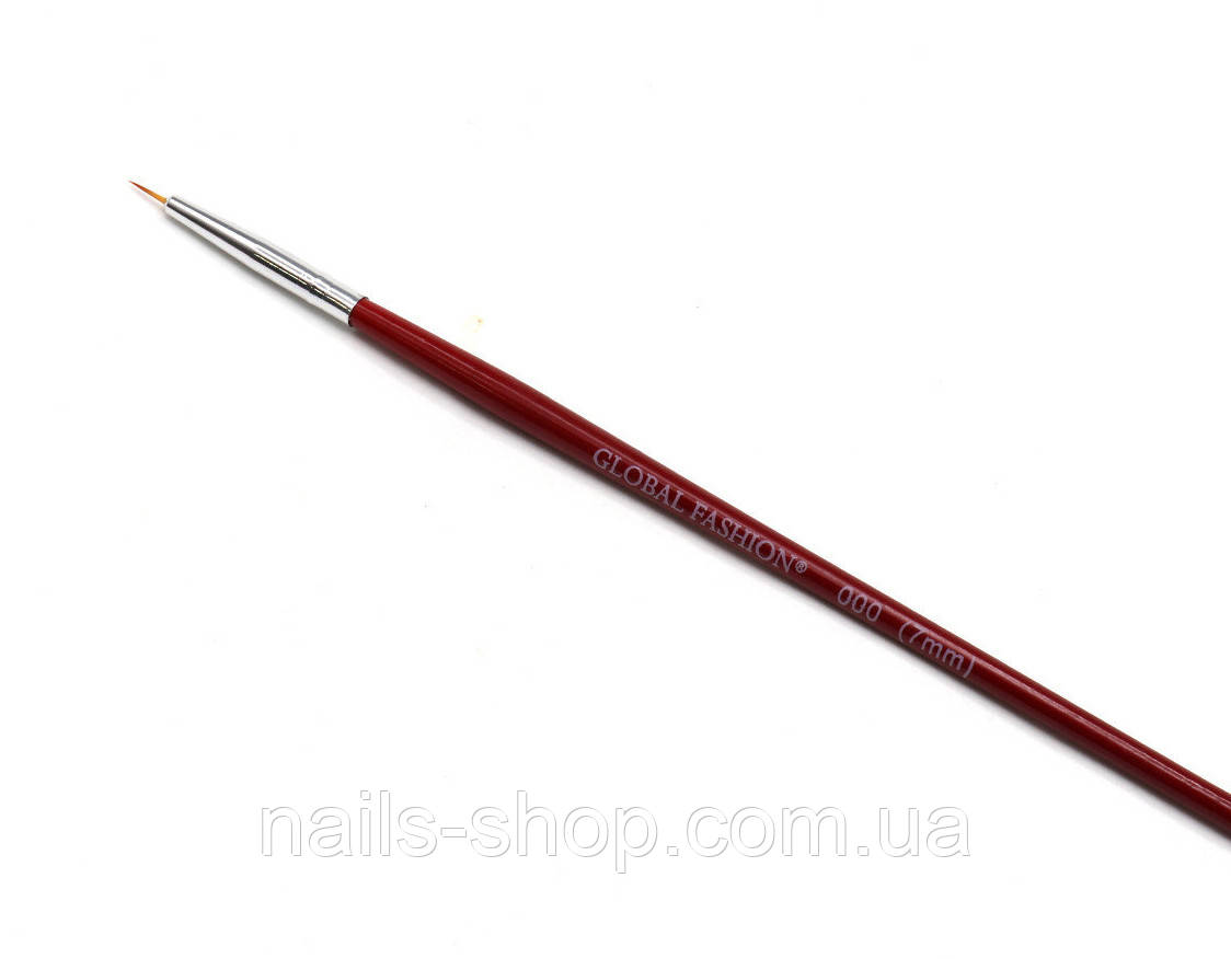 Кисть для рисования Global Fashion №000 (7 мм ), фото 1