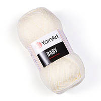 Yarnart Baby №502 молочный