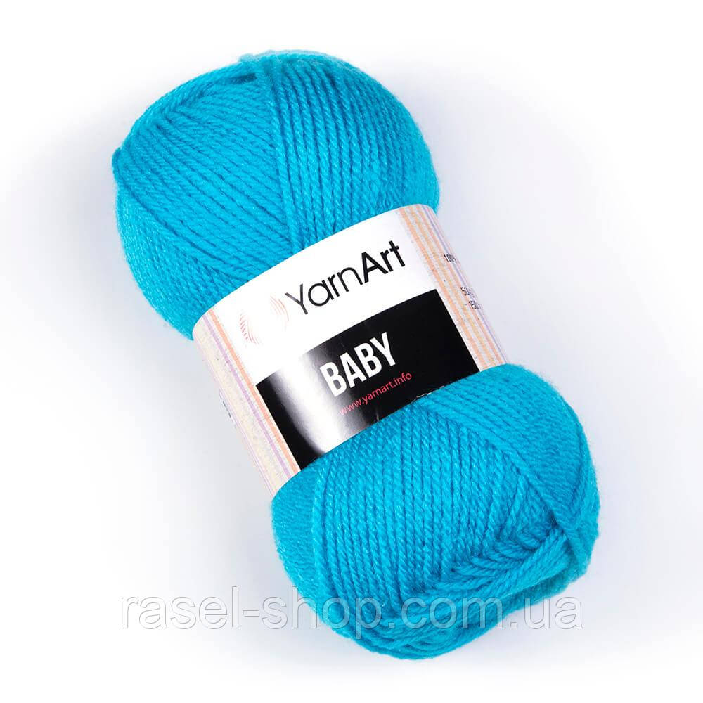 Yarnart Baby №552 бирюза, фото 1
