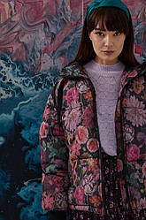 Женская демисезонная куртка в цветочный принт Medicine