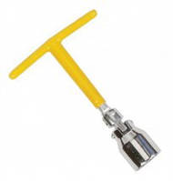 Ключ свечной Т-образный с шарниром 21мм Intertool HT-1721 32151p