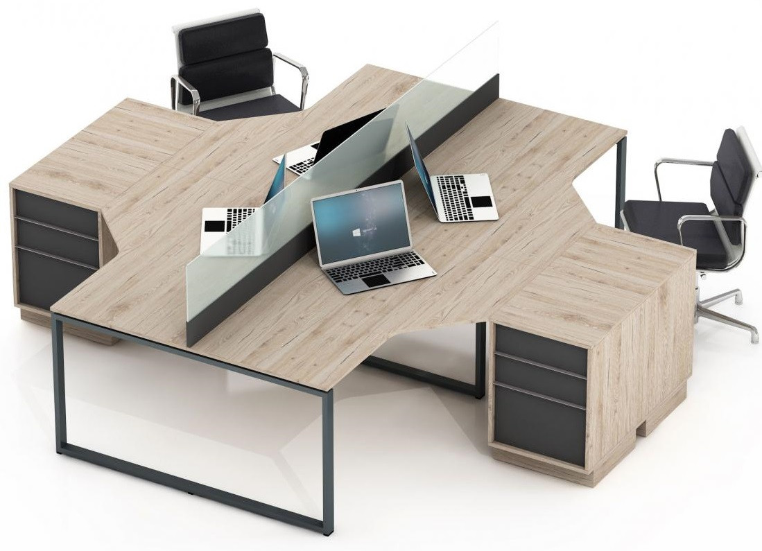 Комплект столів на 4 робочих місця Promo Q51s ТМ Salita