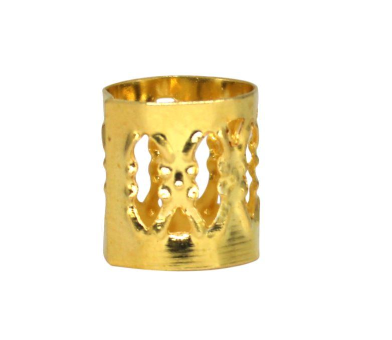 Кольца зажимы для косичек металл клипсы алюминиевые украшения для афрокос модные аксессуары для причесок дред - фото 10 - id-p1492199355