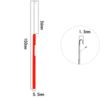 Гачок 1.5 мм для вплетення кісок канекалону сенегальських кос афрокос брейдів Jumbo braid