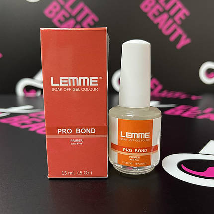Професійний безкислотний праймер Lemme Pro-Bond 15 мл, фото 1