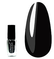 Лак краска для стемпинга Global Nail polish с кисточкой 6 мл черный