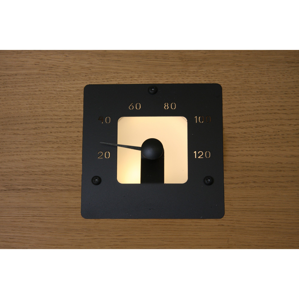 Термометр з підсвічуванням Cariitti SQ чорний, фото 1