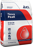 Монокалийфосфат MKP 0-52-34 Nova PeaK 25 кг ICL Израиль