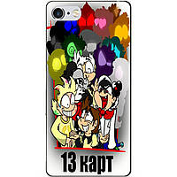 Силіконовий бампер чохол для Iphone 5/5s КриминАрт 13 карт