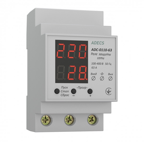 Реле напруги Adecs ADC-0110-63