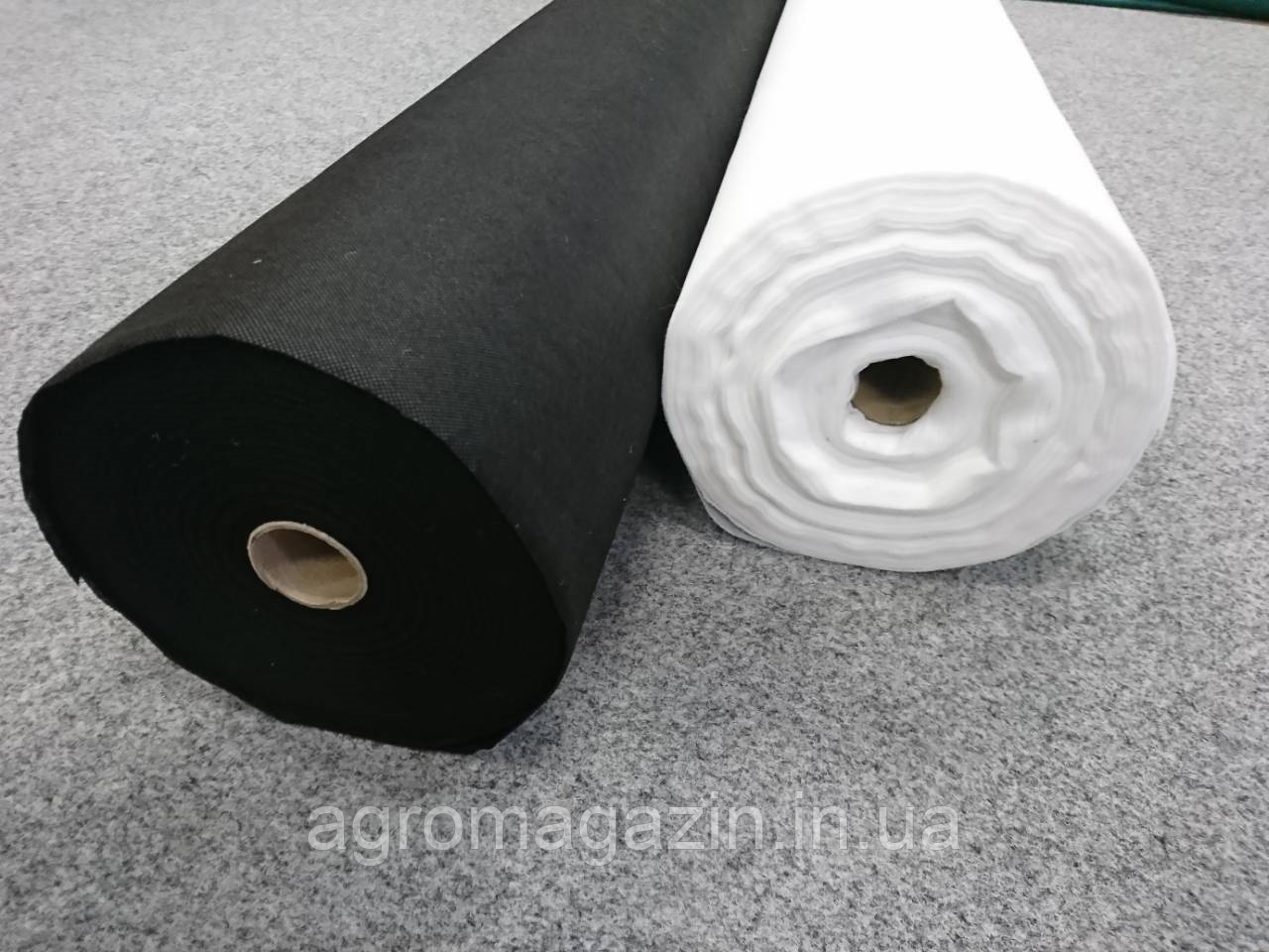 Агроволокно "Ecofield" Р-50 (1,6м*100м до 5000м) білий/чорний