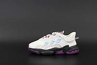 Женские Кроссовки Adidas Ozweego Reflective "White Blue Violet" - "Белые Голубые Фиолетовые" KL729/1 Женские Кроссовки Adidas Ozweego Reflective "White Blue Violet" - "Белые Голубые Фиолетовые"