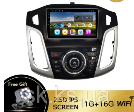 Junsun 4G Android магнітолу для ford focus 3 2012-2017 wifi 1 Гб +16 тип В, фото 1
