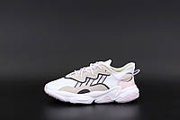Женские Кроссовки Adidas Ozweego Reflective "White Cream Pink" - "Белые Кремовые Розовые" KL730/1 Женские Кроссовки Adidas Ozweego Reflective "White Cream Pink" - "Белые Кремовые Розовые"