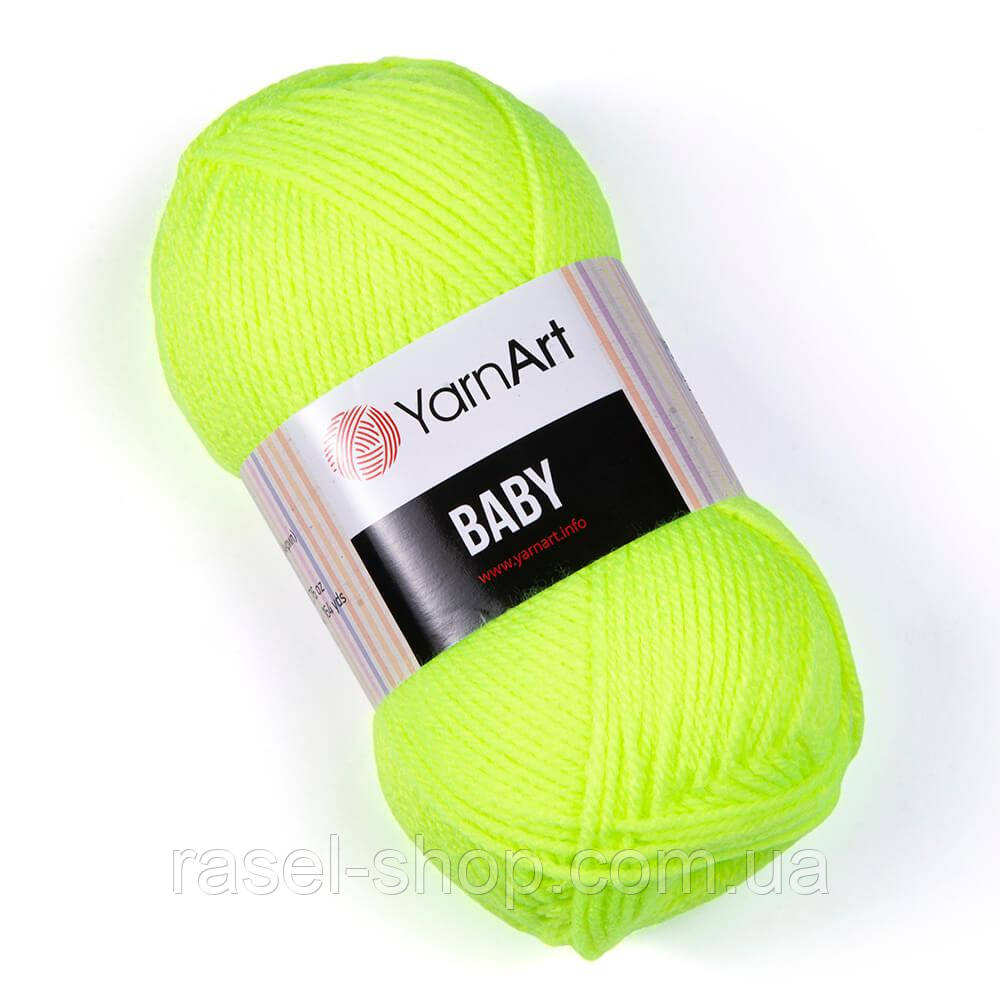 Yarnart Baby №8232 неоновый, фото 1