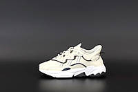 Женские Кроссовки Adidas Ozweego Reflective "Sand White" - "Песочные Белые" KL731/1 Женские Кроссовки Adidas Ozweego Reflective "Sand White" - "Песочные Белые"